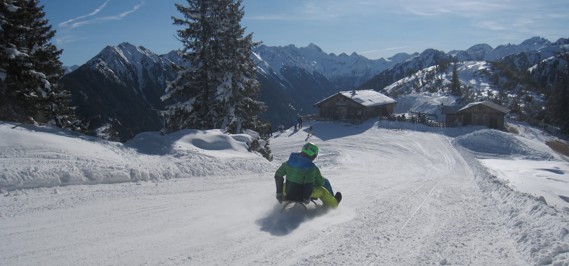 Rodeln auf der Hochwurzen